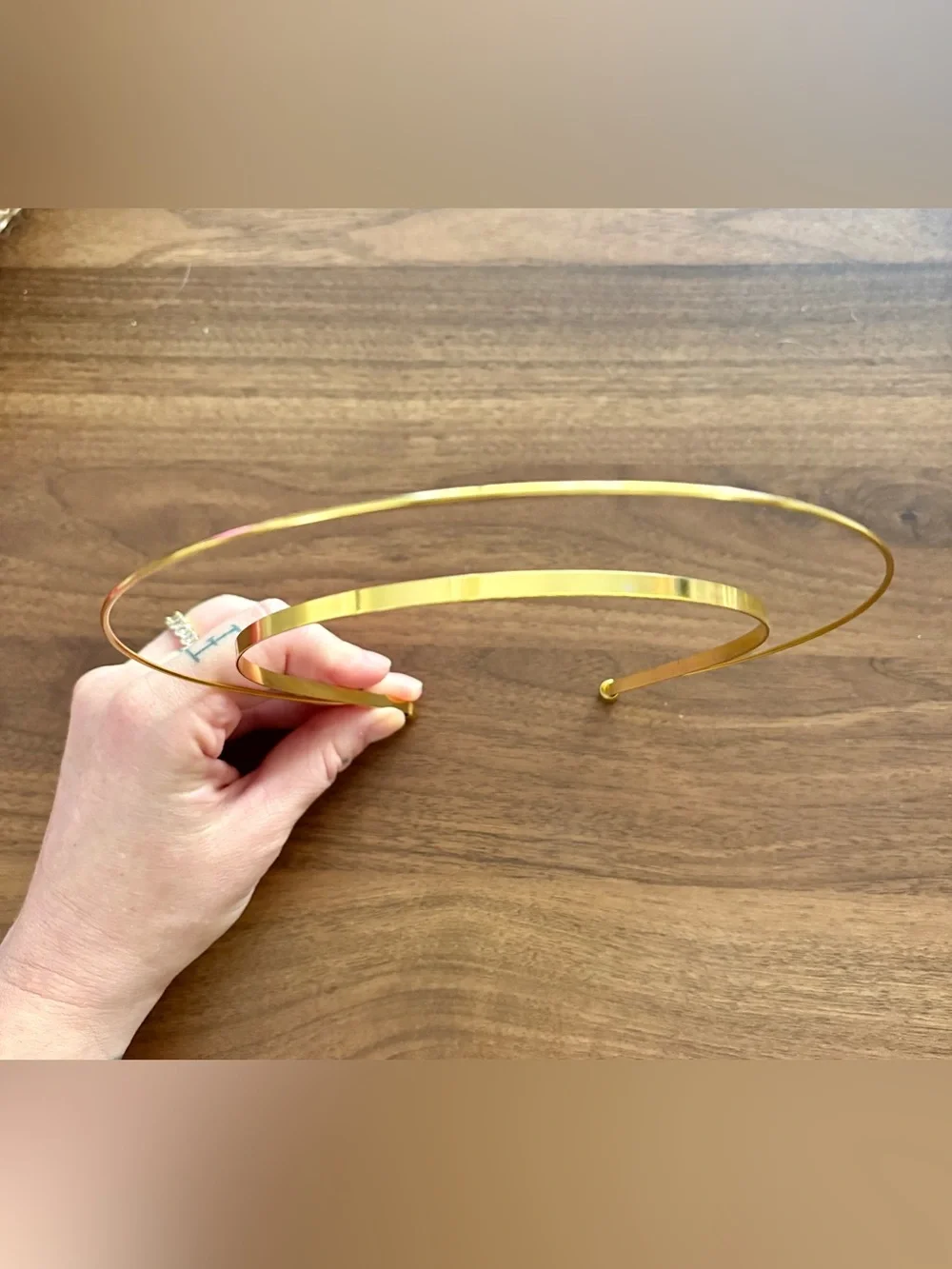 Gold Metal Double Headband - Unbranded